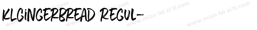 KLGingerbread Regul字体转换